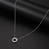 Stainless Steel Necklaces Hollow Circle Style Men Chain Necklace For Women Jewelry Collar Pendant Friends Gifts NEW