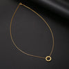 Stainless Steel Necklaces Hollow Circle Style Men Chain Necklace For Women Jewelry Collar Pendant Friends Gifts NEW