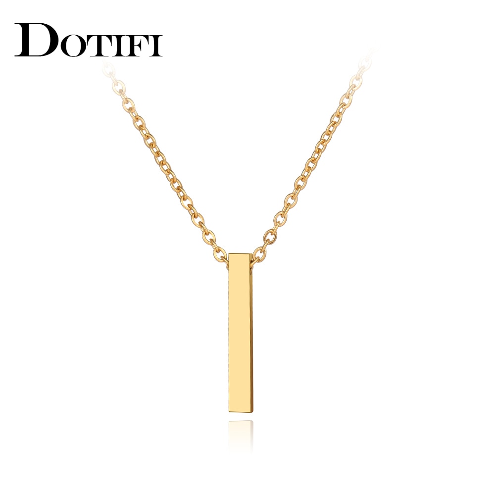 Stainless Steel Necklaces Minimalism Classic Style Men Chain Necklace For Women Jewelry Collar Pendant Gifts NEW