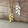 Stainless Steel Necklaces Simple Leaf Amulet Pendant Choker Chain Necklace For Women Jewelry Party Girls Friends Gifts