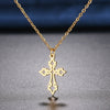 Stainless Steel Necklaces Vintage Cross Pendants Chain Choker Jewellery Necklace For Women Jewelry Goth Party Gifts NEW