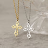 Stainless Steel Necklaces Vintage Cross Pendants Chain Choker Jewellery Necklace For Women Jewelry Goth Party Gifts NEW