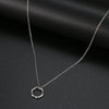 Stainless Steel Necklaces Vintage Openwork Flowers Occident  Choker Pendant Chain Necklace For Women Jewelry Party Gifts