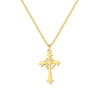 Stainless Steel Necklaces Vintage Style Cross Pendants Chain Choker Jewellery Necklace For Women Jewelry Wedding Gifts