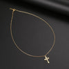 Stainless Steel Necklaces Vintage Style Cross Pendants Chain Choker Jewellery Necklace For Women Jewelry Wedding Gifts
