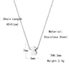 Stainless Steel Trend Cute Bear Heart Star Necklace For Women Link Chains Mini Animal Pendant Female Jewelry Christmas Gift