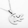 Stainless Steel Pendant Lion Necklace Jewelry Cosplay Trinket for Women Kids Choker Necklaces Birthday Gifts