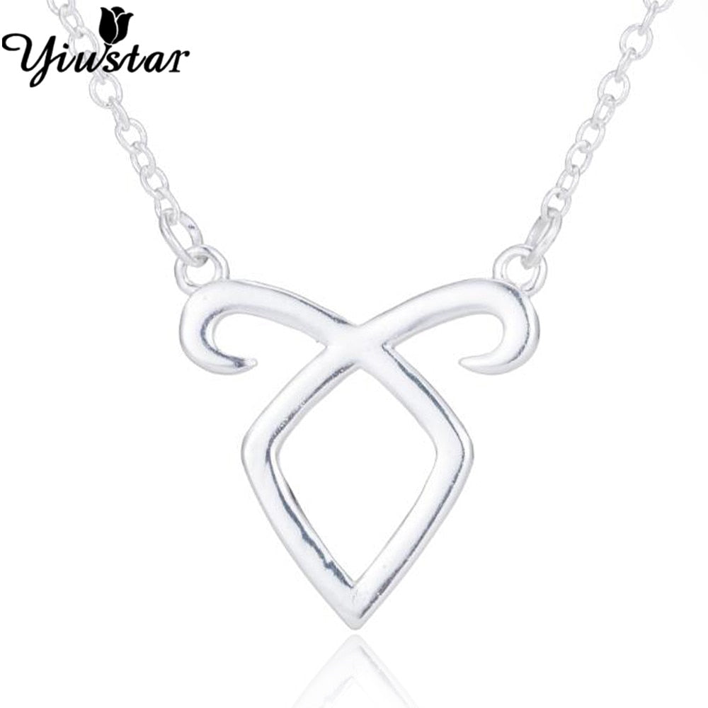 Stainless Steel Pentagram Steampunk Satan Fork Necklaces Hidden Devil Chokers  Jewelry for Women Men Vintage Hero Symbol