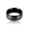 Stainless Steel Ring Men Women jewelry Arab Muslim Islam Allah God Messager Black Gold Silver Color Muhammad Quran Middle