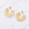 Stainless Steel Round Hoop Earrings for Women Circle Stud Earring Brincos Loop Earrings Jewelry BFF aretes de mujer