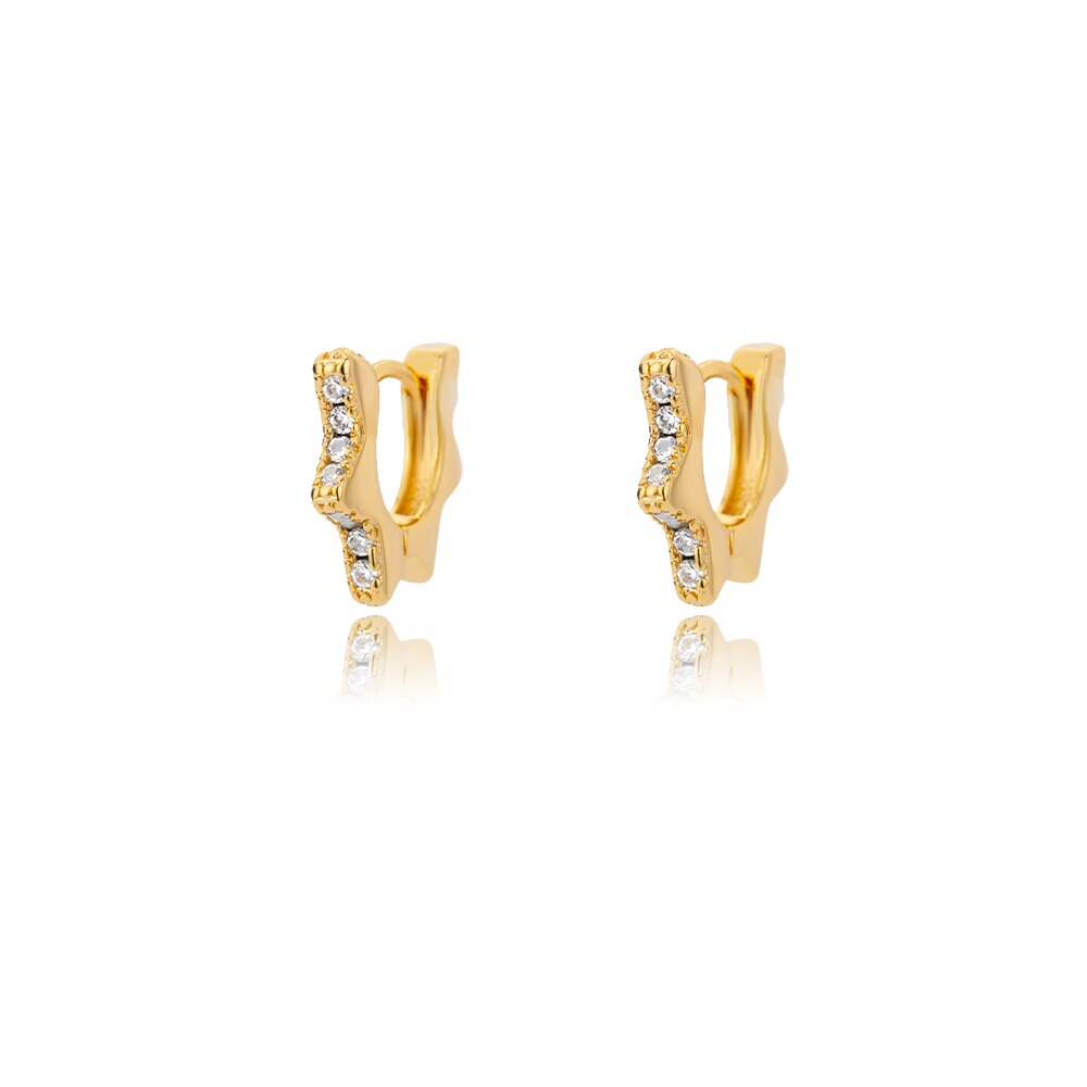 Stainless Steel Sun Flower Earrings For Women Gold Color Cute Hollow Floral Hoop Earrings 2023 Trend Jewelry brincos femme
