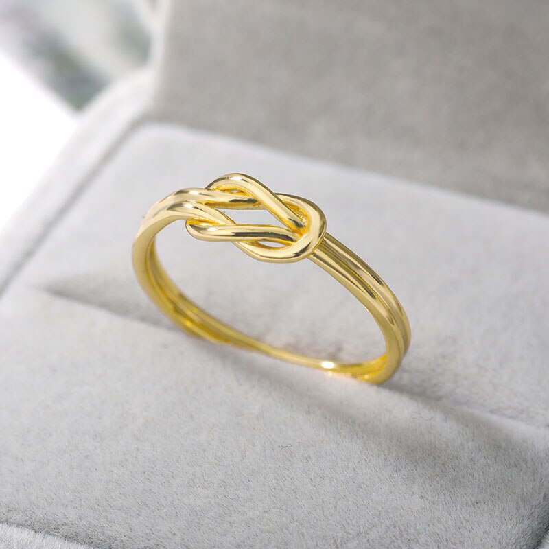 Stainless Steel Twist Rings For Women Men Gold Color Geometric Irregular Ring 2023 Costume Jewelry Gift Anillos Mujer