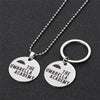 Stainless Steel Umbrella Academy Charm Necklace Cosplay Round Bead Chain Umbrella Woman Gift Letter Kpop Naszyjnik Jewelry