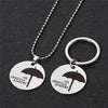 Stainless Steel Umbrella Academy Charm Necklace Cosplay Round Bead Chain Umbrella Woman Gift Letter Kpop Naszyjnik Jewelry