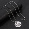 Stainless Steel Umbrella Academy Charm Necklace Cosplay Round Bead Chain Umbrella Woman Gift Letter Kpop Naszyjnik Jewelry