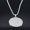 Stainless Steel Yin Yang Gossip Sun Moon Necklaces Chain for Women/Men Silver Color Necklaces Jewelry chaine collier N3624S02