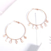 Stainless steel Hoop Earring Heart Letters LOVE oversized Earings For Women’s Anniversary Wedding Gift Jewelry 2022