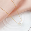 Stainless steel Selling Style Super Sweet  Pearl Pendants necklaces Jewelry Accessories For Women Party Gift
