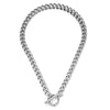 Stainless steel OT Toggle Clasp Thick Link Chain Necklace For Men Women Hip Hop Chunky Choker Necklace Male Jewelry Gift