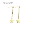 Star Drop Earrings Ear Line Earrings 925 Sterling Silver Fine Jewelry Fashion Week Designer Gift