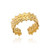 Star Moon Rings for Women Open Adjustable Double Layers Stainless Steel Ring Vintage Series Aesthetic Wedding Jewelry anillos