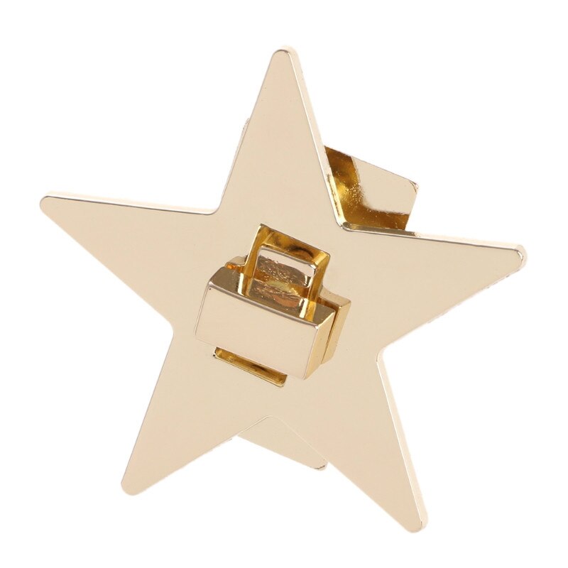 Star Shape Turn Twist Lock Metal Clasp For Shoulder Bag Handbag Purse Decor DIY Craft Hardware Bag Accessories Materials