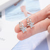Star Zircon Small Earrings For Women Korean Ring Stud Earrings 2022  Jewelry Christmas  GaaBou