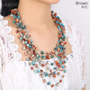 Starry Pebble Necklace for women Colorful Colorful Stone Necklaces Lively Charm Jewellery direct package mail