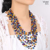 Starry Pebble Necklace for women Colorful Colorful Stone Necklaces Lively Charm Jewellery direct package mail