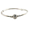 Starry Sky Clasp Bracelets With Clear Cubic Zirconia 100% 925 Sterling-Silver-Jewelry