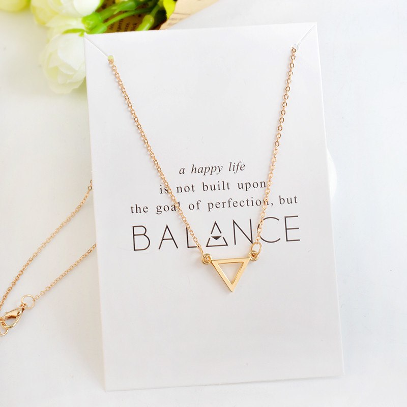 Stars Boat Triangle Palm Pendant Necklace Hollow Heart Hand Necklaces For Women Girl Men Clavicle chain Jewelry Gift