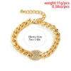 Statement Cuban Link Butterfly Choker Necklace Gold Color Crystal Clavicle Necklace for Women Cuban Chain Rhinestones Jewelry