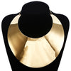 Statement Metal Link Choker Chunky Wide Armor Collar Necklace Egyptian Neck Cuff