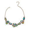 Statement Necklace  Attractive   Choker Necklace Geometric Faux Crystal Neck Chain Link