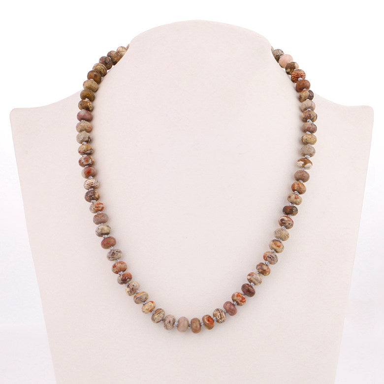 Statement Necklace Women Short Chain Natural Stone Jewelry Power Crystal Female Yoga Healing Choker Men Bohemian Necklace Prayer