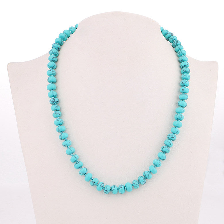 Statement Necklace Women Short Chain Natural Stone Jewelry Power Crystal Female Yoga Healing Choker Men Bohemian Necklace Prayer