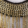 Statement tassel exaggerated  big choker necklace/collares grandes de moda 2021/performance accessories/