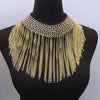 Statement tassel exaggerated  big choker necklace/collares grandes de moda 2021/performance accessories/