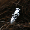 Steel soldier designer Bullet skull creative weapon memorial  Necklace necklace punk rock biker Stainless Steel jewelry