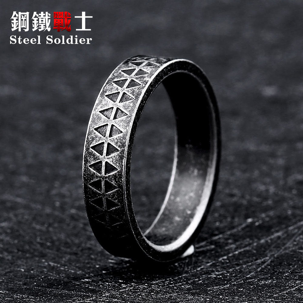 fashion simple ring for women and men popular   viking style jewelry