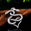 Steel soldier long snake Three-head snake pendant necklace biker stainless steel accessories jewelry for men women