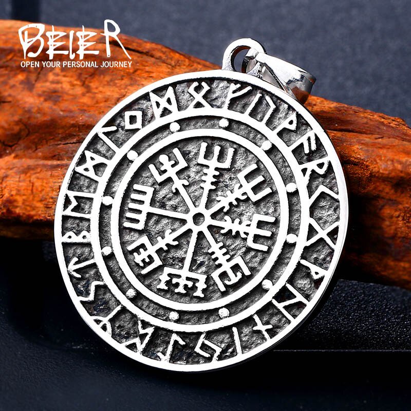Steel soldier popular in north Europe viking pendant necklace charm men jewelry for men and women