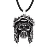 Steel soldier punk style Jesus stainless steel pendant necklace chain charm jewelry