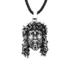 Steel soldier punk style Jesus stainless steel pendant necklace chain charm jewelry