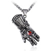 Steel soldier thomas power hand pendant necklace unique movie style chain cool popular for europe charm jewelry