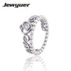 Sterling Silver Jewelry Women wedding Ring anillos 925 Sterling Silver Rings For Women Ro Crown My Princess Ring RIP107