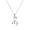 Stethoscope Heartbeat Silver-color Choker Necklace Women Love Heart Necklaces & Pendants Medical Nurse Doctor Lover JewelrGifts