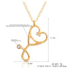 Stethoscope Necklace For Women Heart Stethoscope Pendant With Rhinestone Necklaces Nurse Doctor Graduation Medical Jewerly Gift