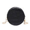Stone Pattern Crossbody Tote Bags Women Round Small Leather Shoulder Bag Chain Female Elegant Crossbody Shoulder Supply
