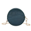 Stone Pattern Crossbody Tote Bags Women Round Small Leather Shoulder Bag Chain Female Elegant Crossbody Shoulder Supply